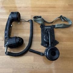米海軍通信機器 受話器 無電池電話送話部 - メルカリ