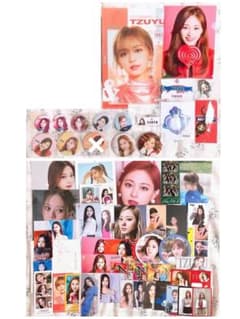 TWICE ツウィ まとめ売り 缶バッジ キーホルダー トレカ うちわ
