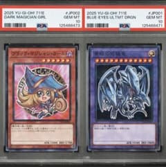 マジシャン・ガール & ブルーアイズ・アルティメット・ドラゴン PSA10