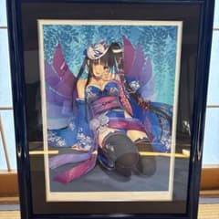 tony 版画 アールビバン サイン 戦国大戦 五郎八姫 25枚限定生産品