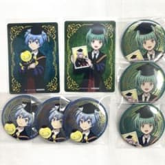 暗殺教室（潮田渚・茅野カエデ）10周年 缶バッジ＆カードセット - メルカリ