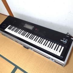 完動_美品 電池交換済 76FS鍵盤 コルグ T2_純正フライトケース付