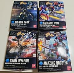 HG 1/144 ガンダムビルドファイターズ4体セット(赤バンダイ) - メルカリ