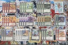 デュエマクラシック08対応 赤黒緑五元神デッキ 新品スリーブ付き