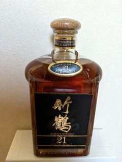 未開栓 ニッカウヰスキー竹鶴21年 700ml 角瓶 旧ボトル ピュアモルト