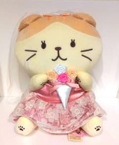 ふくふくにゃんこ ビッグ ブライダル ぬいぐるみ スコア 特大