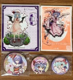 東方project レミリア・スカーレット アクスタ 缶バッジ セット - メルカリ
