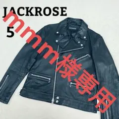 2026年最新】jack rose レザージャケット 5の人気アイテム - メルカリ