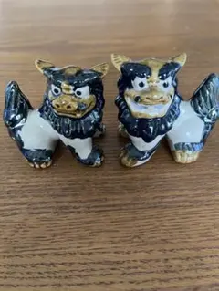 陶器製 獅子と玉の装飾品 2つ大小 2025年最新】獅子 置物