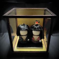SSS級/特級呪物】双子の座敷童子 日本人形 幸せを運ぶ
