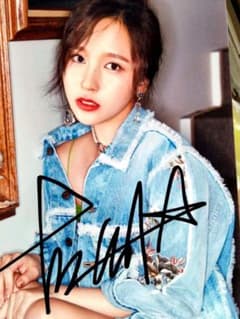 TWICE ミナ 直筆サイン
