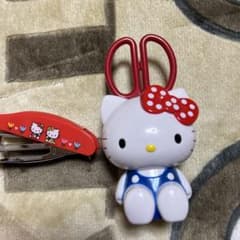 平成レトロ希少✨ハローキティケース付ハサミ赤