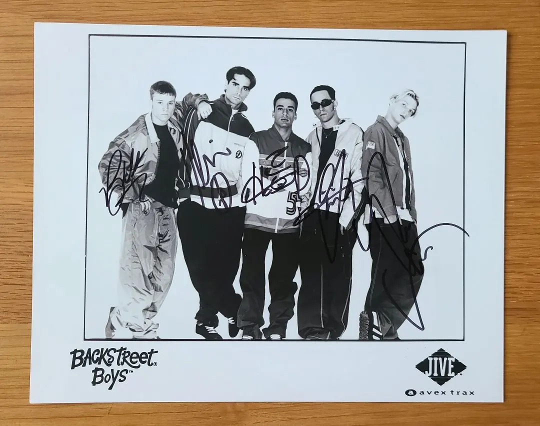 BACKSTREET BOYS バックストリートボーイズ サイン 入り写真 2025年