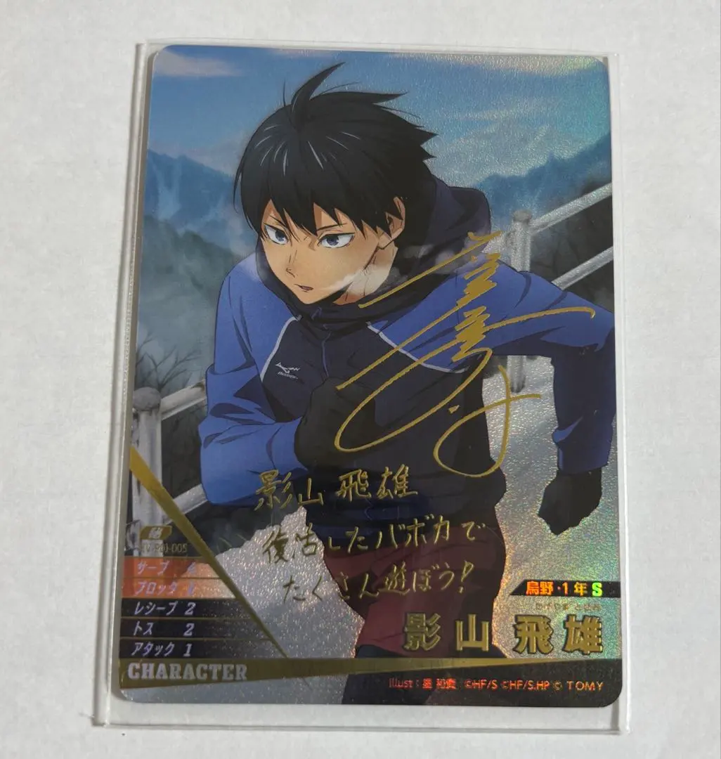 ハイキュー！！ バボカ！！ サインカード 日向&影山 HV-04-051 1640