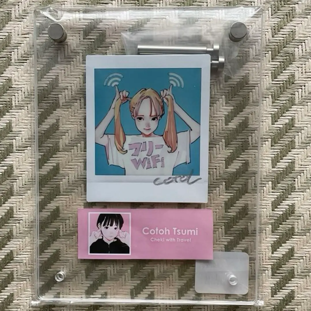 新品】ED10 来栖りん×古塔つみシルクスクリーン直筆サイン入り