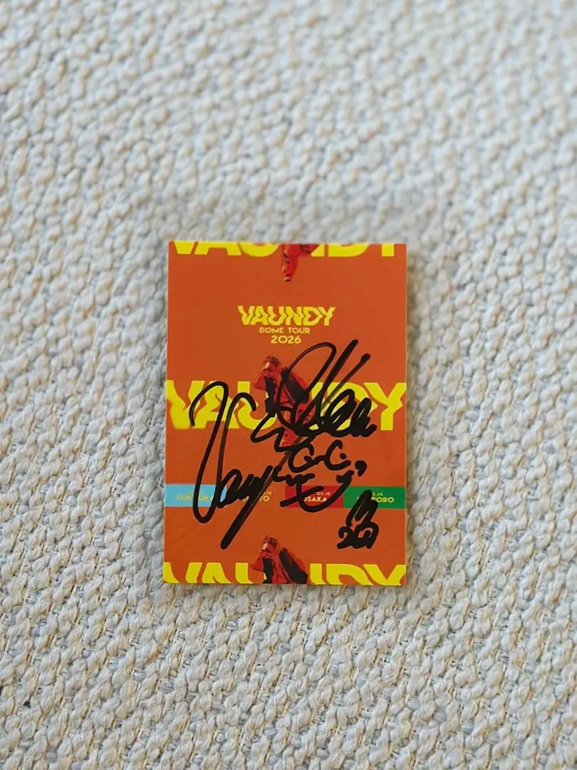 2026年最新】vaundy サインの人気アイテム - メルカリ