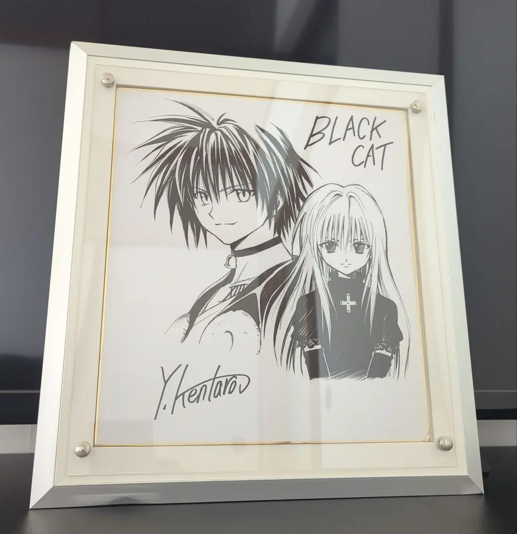 あやかしトライアングル矢吹先生直筆サイン入りキャンパスTo LOVEる