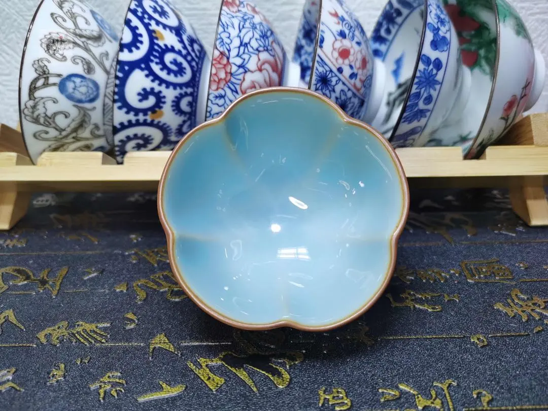 旧蔵 宋代 哥窑 青白釉 双耳三足炉 貫入美香炉・文房具