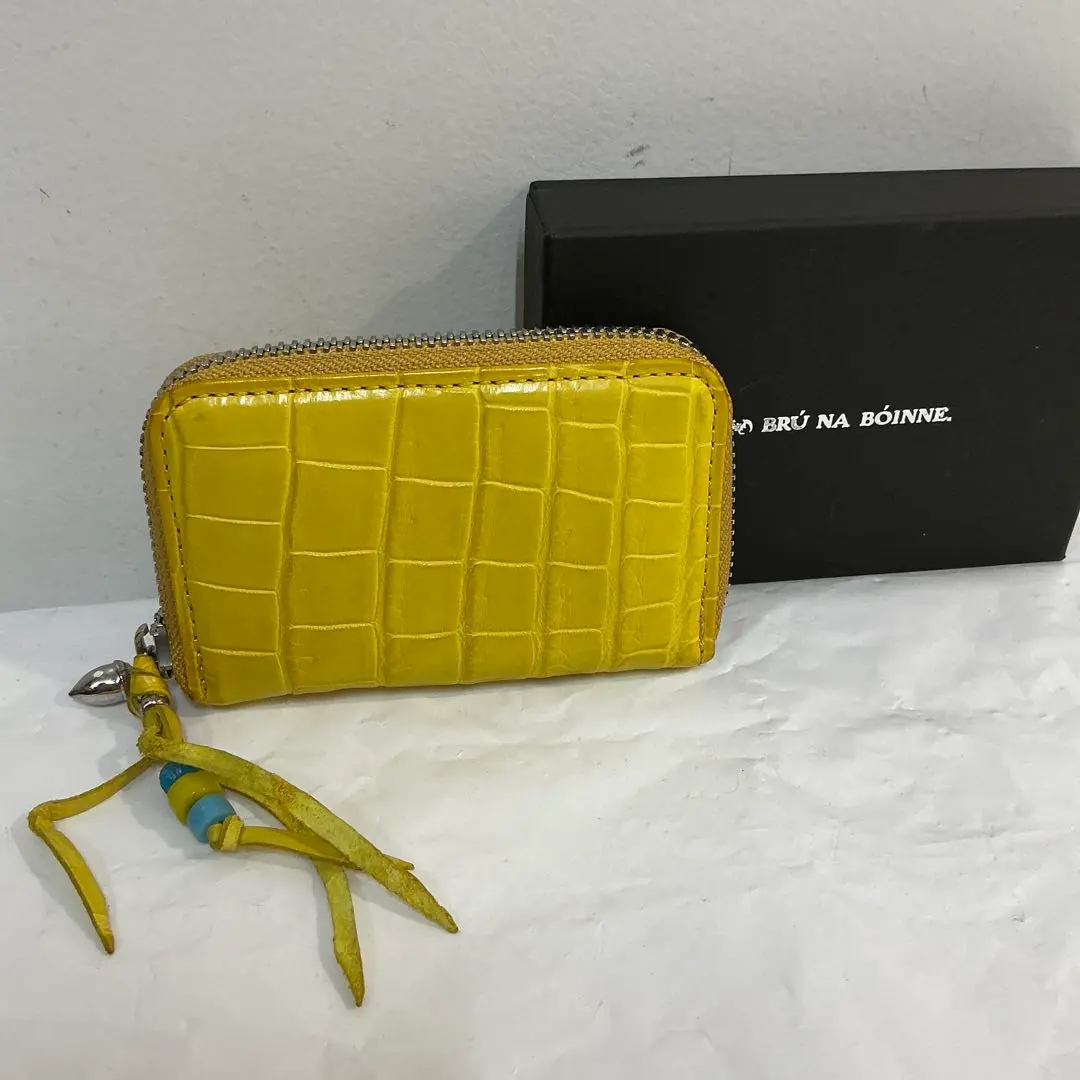 ブルーナボイン クロコダイル 折り財布 新品 大特価 2025年最新