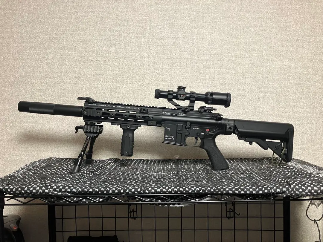 GACKT様用次世代電動ガンHK416 デルタカスタムブラック