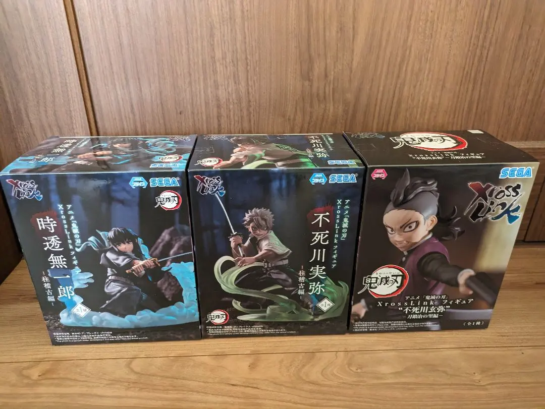 XrossLinkフィギュアセット 時透無一郎 不死川実弥 不死川玄弥 鬼