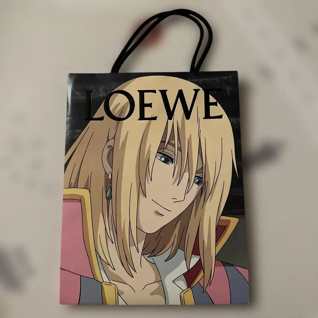 ロエベ×ジブリ コラボ ショッパー3点 小トトロ、千尋、ハウル 2025年