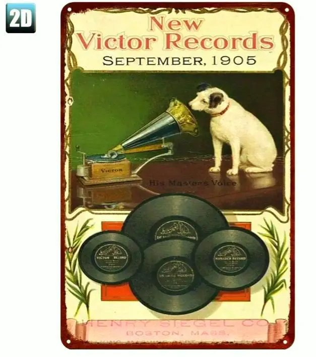 当時物希少レアVictor JVC プレートビクター両面ヴィンテージ