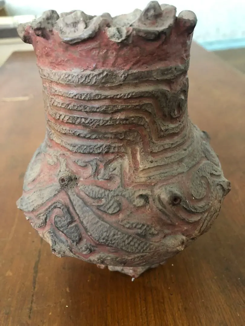 朝日遺跡縄文式土器化石3点