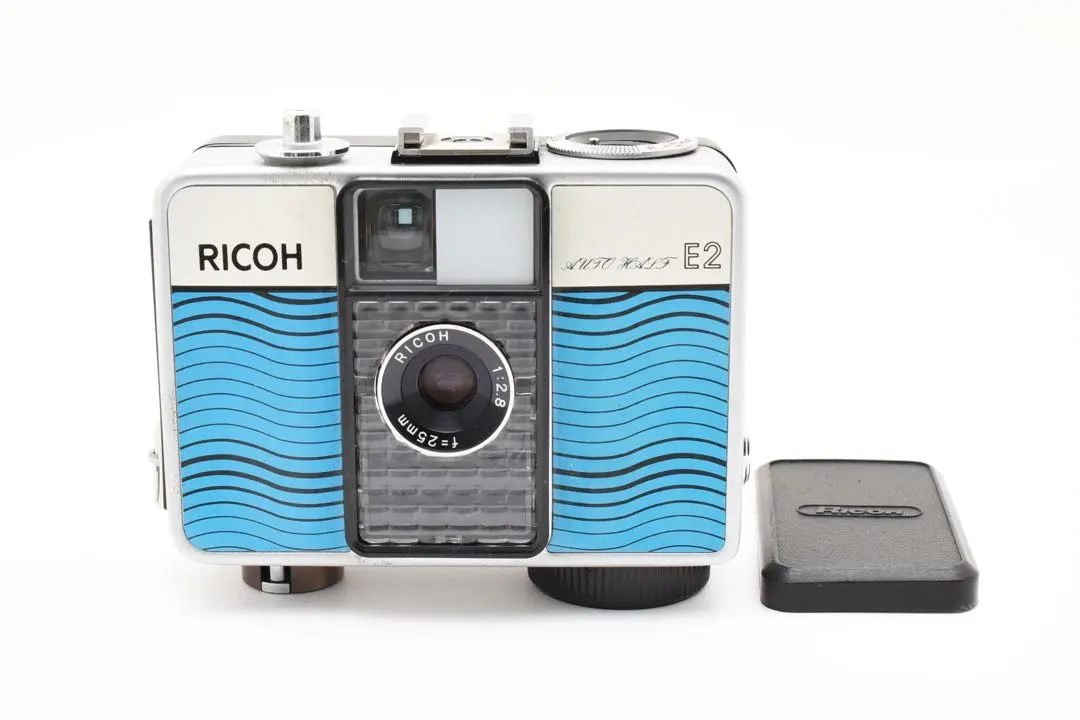 RICOH AUTO HALF E2 オートハーフ希少色ラインブルー超美品