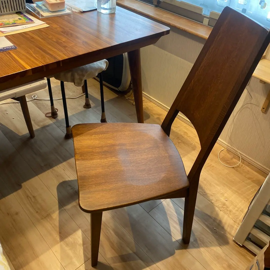 葉山家具ダークブラウン木製シンプルチェア直接の引き渡しを希望します。