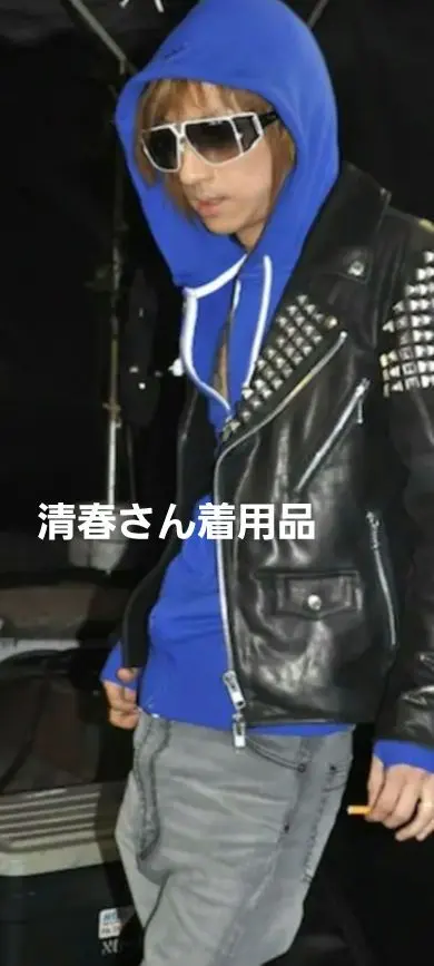 Vanquish ヴァンキッシュ 黒夢清春着用 超レア ルイスレザー ショット