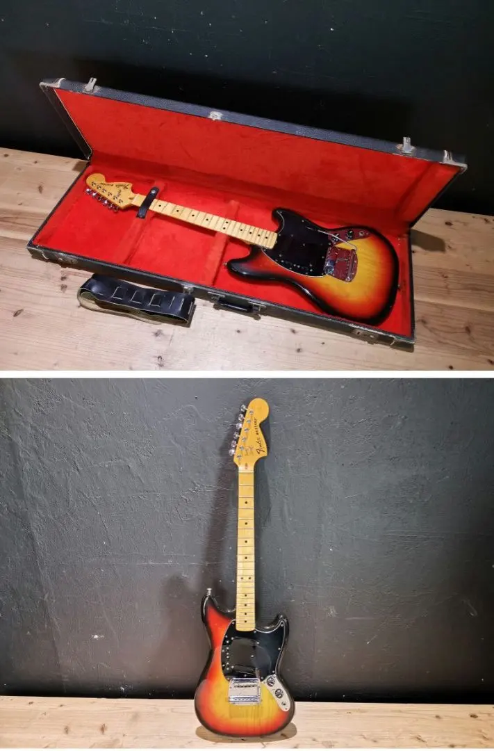 fender japan mustang カート仕様社外ハードケース付き