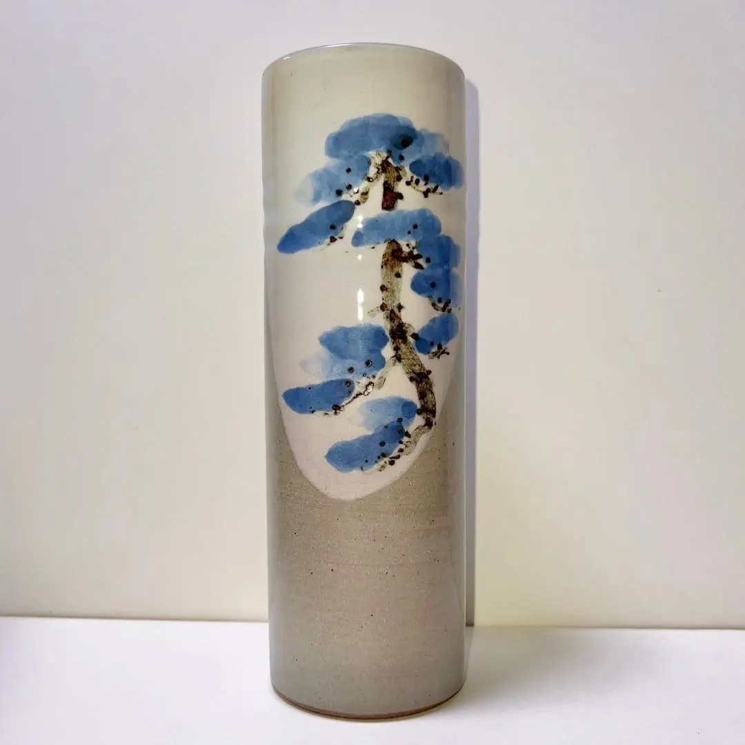 河合誓徳弥生釉金彩瓶