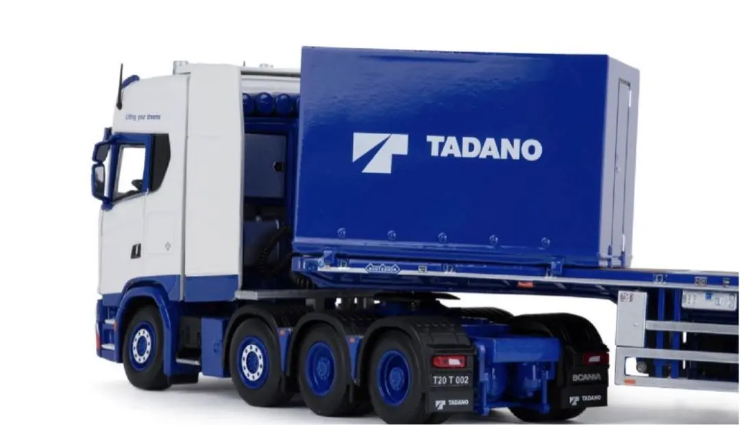 1/50 SCANIA XT ミドルルーフ Nooteboom 低床トレラー