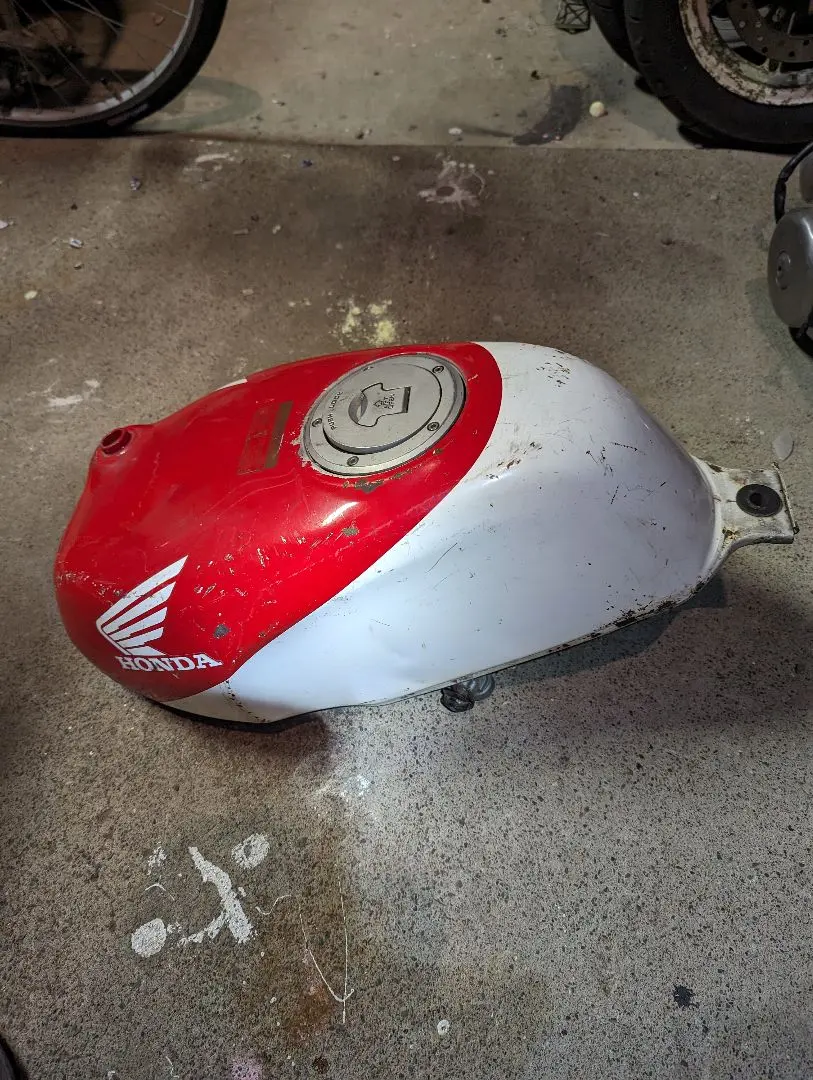 HONDA NSR50 燃料タンク 赤/白 バイク