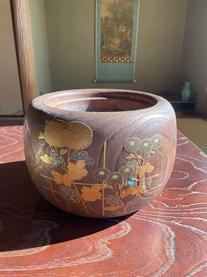 12月15日まで桐漆工芸上坂 火鉢♡アンティーク♡お洒落 2026年