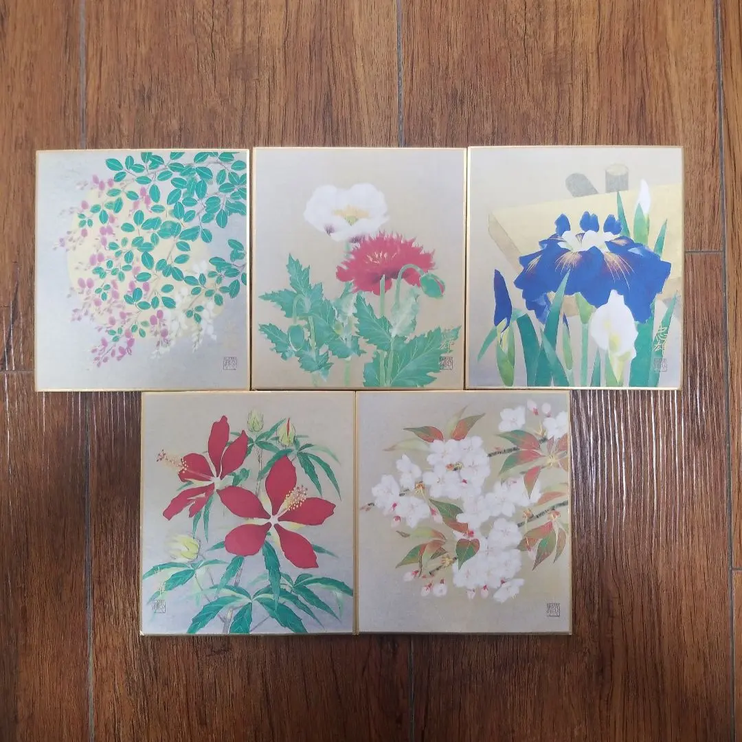 新春セール桜花掛軸共箱あり二重箱アートインテリア桜 36