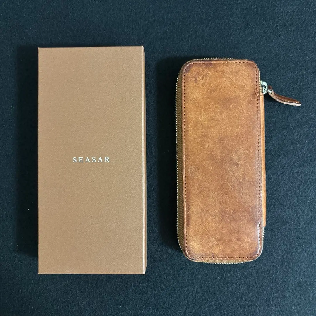 SEASAR Duct ペンケース ブラウン 本革 希少 2025年最新】DUCT ペン