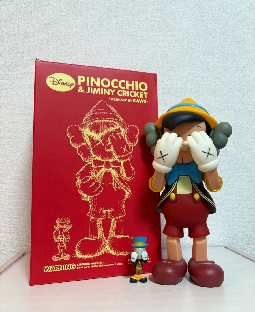 OriginalFakeKAWS Disney カウズkaws ピノキオ着座