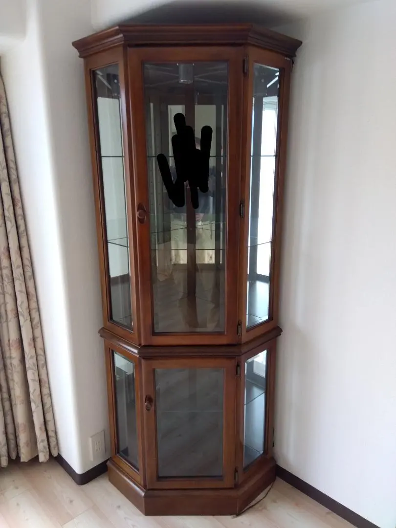 葉山ガーデン Lancaster ランカスター コーナーキュリオケース 飾り棚