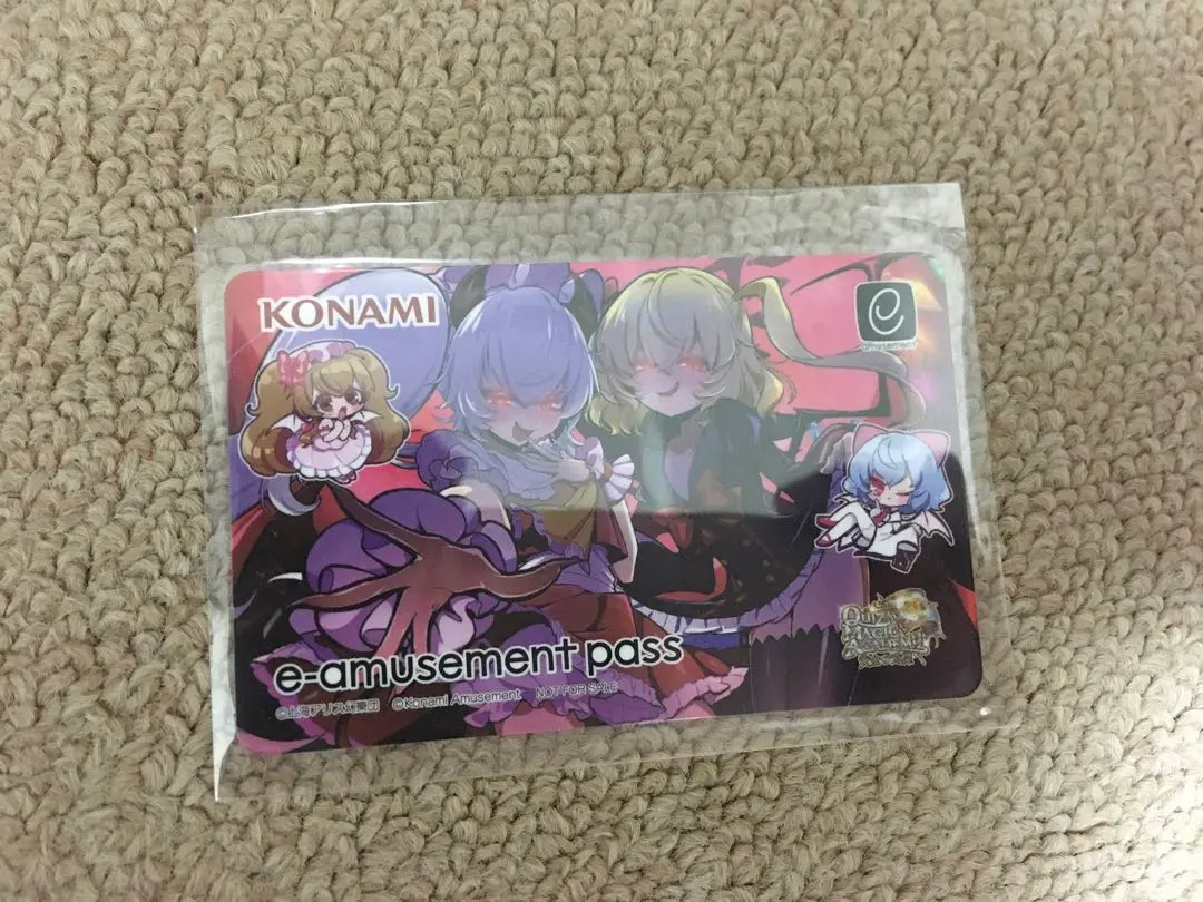 東方project 千華繚乱 限定e-amusement pass KONAMI e-amusement pass