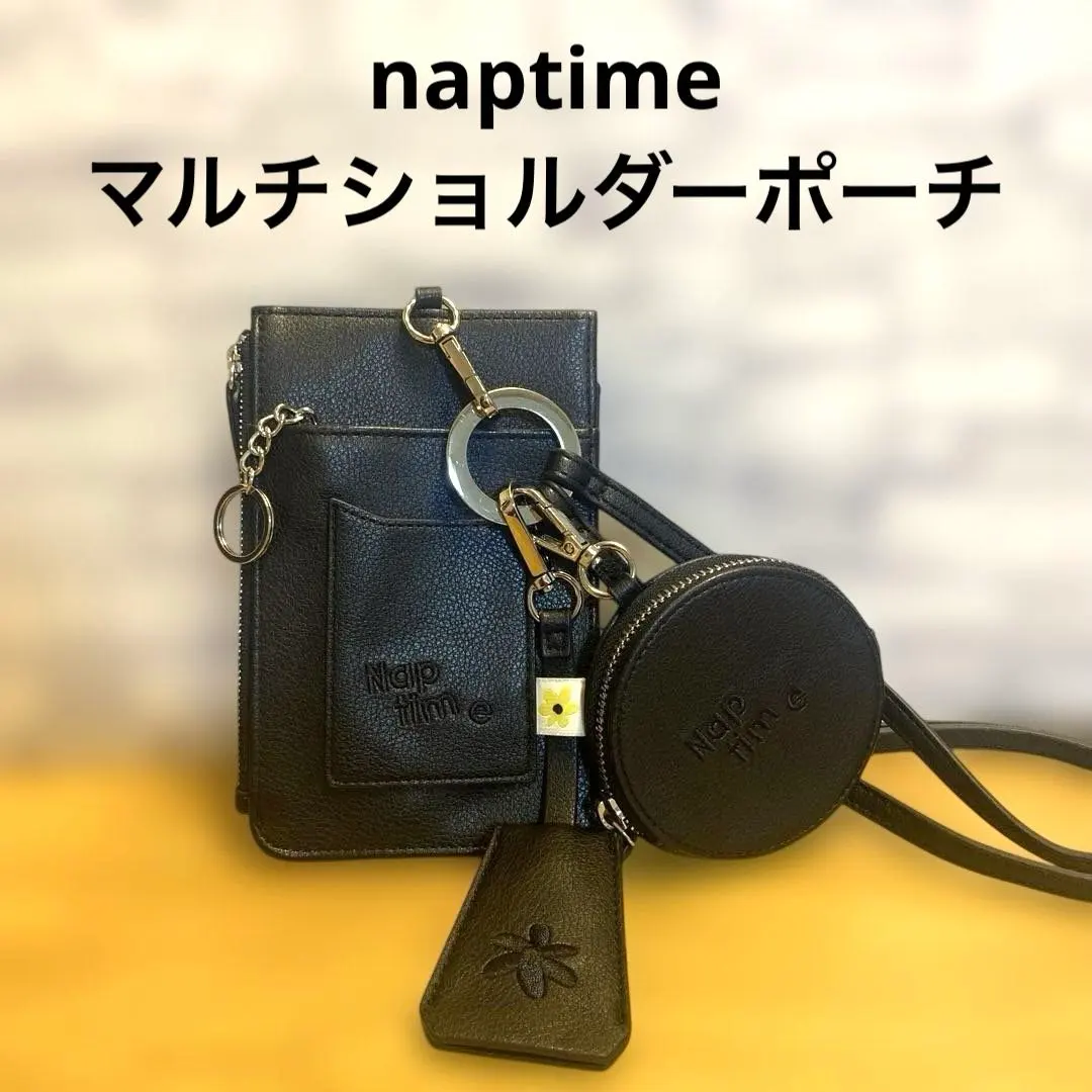 Naptime. マルチショルダーポーチ 黒 ナップタイム Nissy