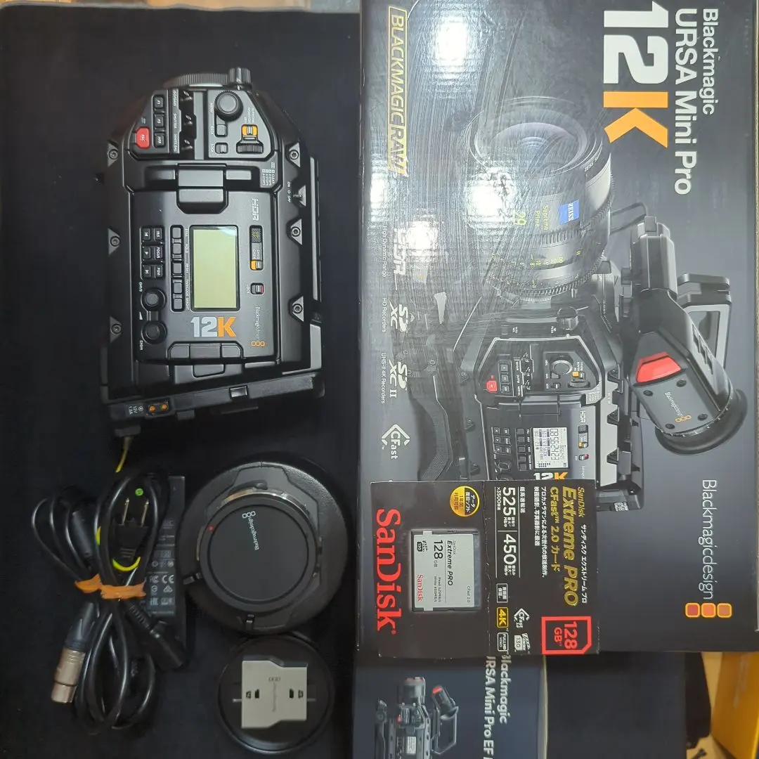 URSA 12K撮影セット】 CFast512GB×2枚EFマウントVマウント