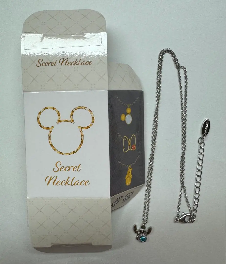 ネックレス レア リロ＆スティッチ ボックス付き Jewel ディズニーストア