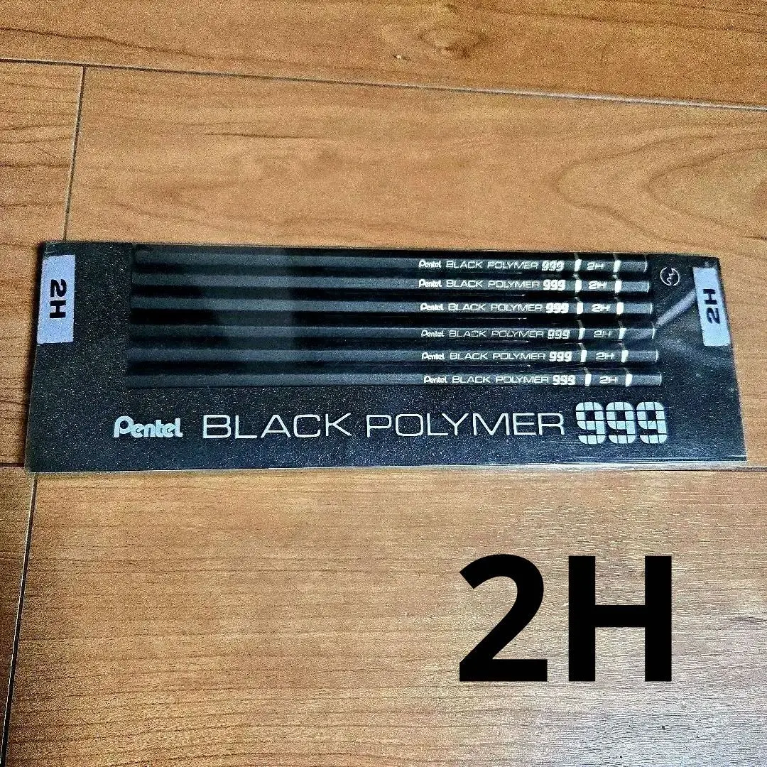 新品 廃盤 Pentel ぺんてる 鉛筆 ブラックポリマー 999α HB 6本