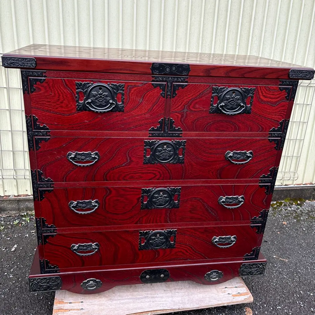 工芸家具国産飛鳥工芸車箪笥