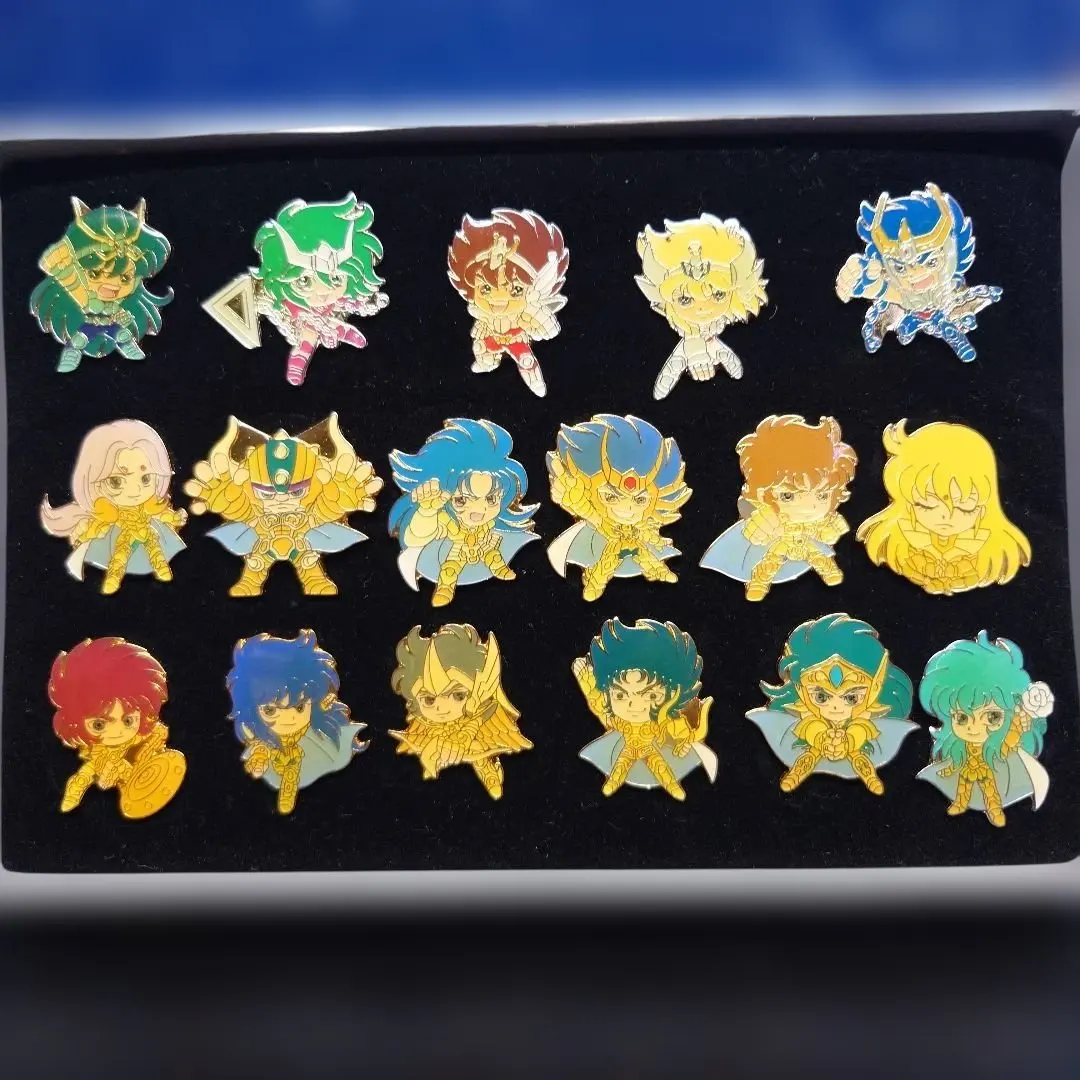 聖闘士星矢 ピンズコレクション Vol.1 & 2 全23種 (レア全6種含) 聖