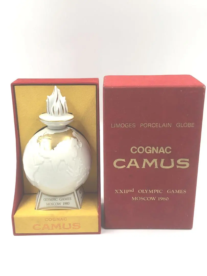 未開栓）CAMUS コニャック リモージュ製ボトル モスクワオリンピック80'