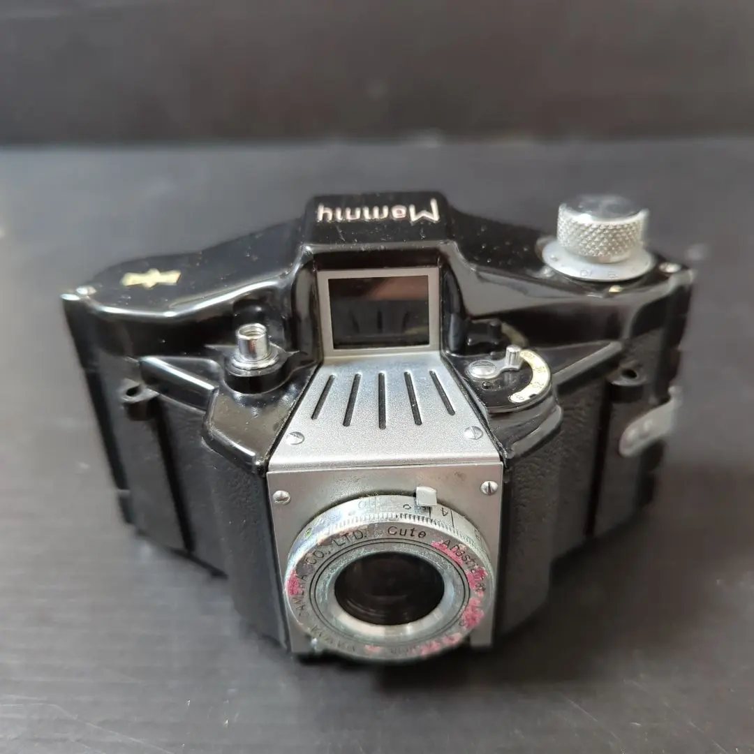 極希少 完動品 昭和25年◇ミッキー35 ベークライト豆カメラ ボルタ判
