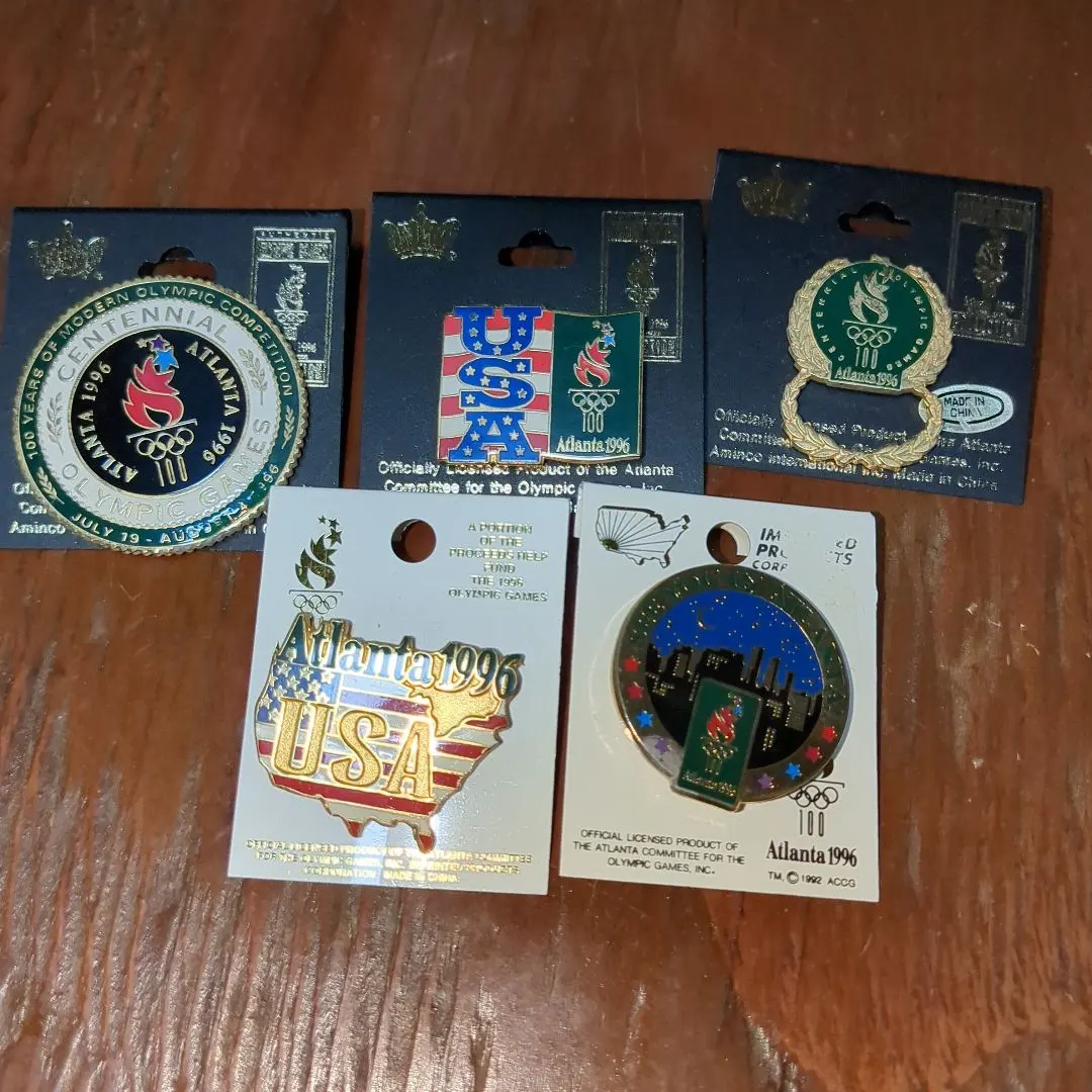 2026年最新】アトランタオリンピック ピンバッジの人気アイテム - メルカリ
